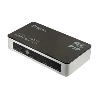 【DigiSun 得揚】VH741P 4K2K HDMI 四進一出切換器 PIP子母畫面