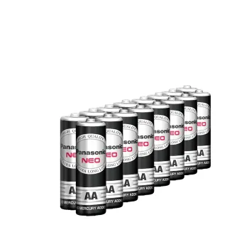 【Panasonic 國際牌】NEO 黑色錳乾電池 碳鋅電池3號-16入