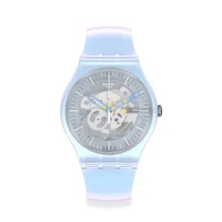 【SWATCH】原創系列手錶FLOWERSCREEN夢幻霓彩 男錶 女錶 瑞士錶 錶(41mm)