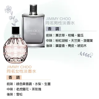 【JIMMY CHOO】同名女性淡香水100ml(專櫃公司貨)