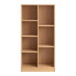 【TZUMii】賀比大規格七格書櫃-原木色(書櫃 收納櫃 置物櫃 空櫃)