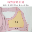 【Daima 黛瑪】無鋼圈內衣M-XXXL/輕盈裸肌透氣背心蕾絲美胸無痕內衣(背鈎款-灰色)