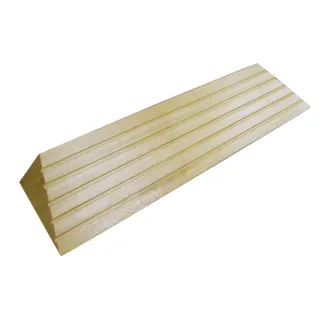 【感恩使者】木製斜坡板-4cm高 ZHTW2102-4 雲檜木製(減緩門檻高低差與段差-台灣製)