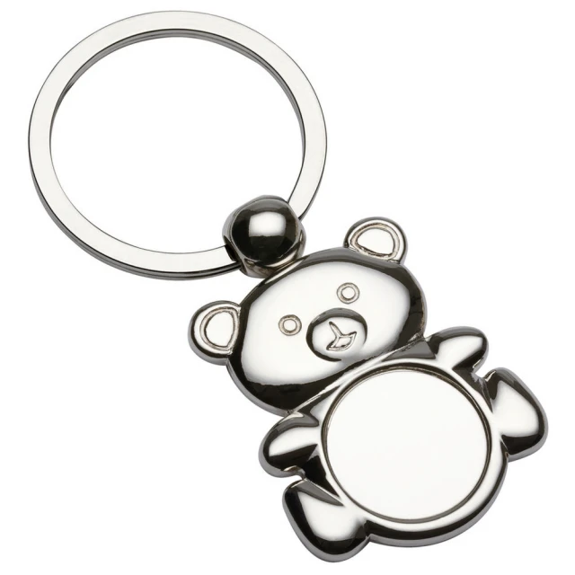 【REFLECTS】泰迪熊鑰匙圈 銀(吊飾 鎖匙圈)