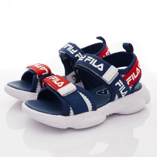 【童鞋520】FILA童鞋-運動涼鞋(2-S427V-123白藍紅-16-22cm)