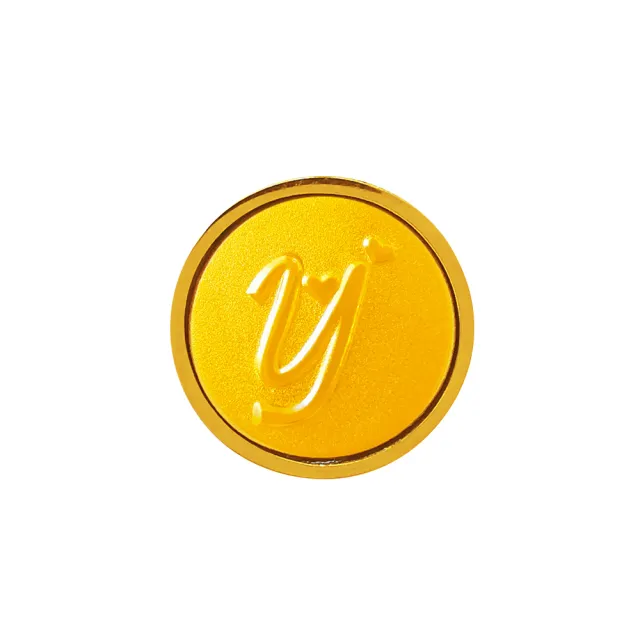 【A+】字母印記 客製化999千足黃金手鍊-0.03錢-±1厘
