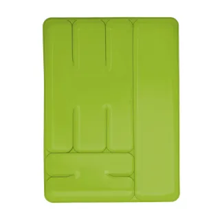 【EXCELSA】六格餐具收納盒(綠) 