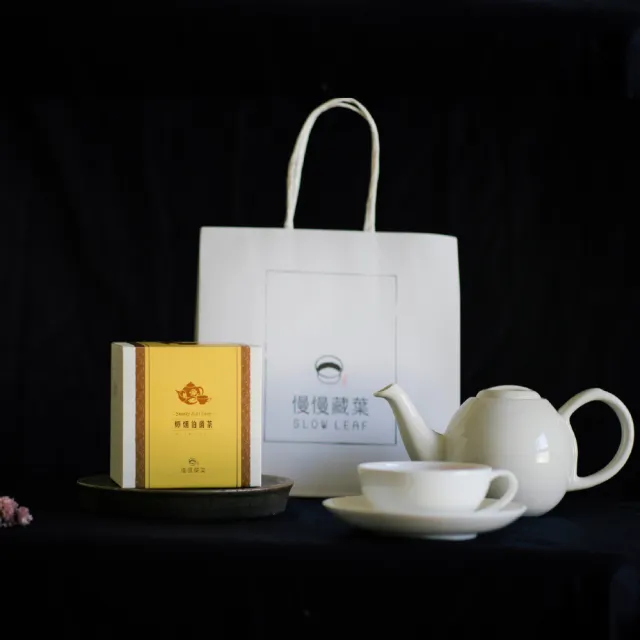 【SLOWLEAF 慢慢藏葉】斯里蘭卡產區紅茶禮盒兩件組(口味任選、加贈禮盒提袋+法式焦糖紅茶20g)
