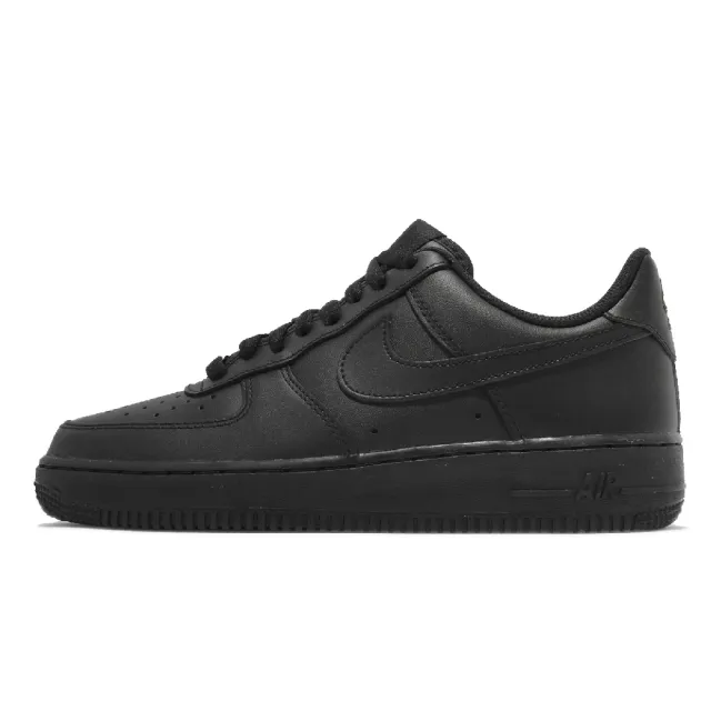 【NIKE 耐吉】休閒鞋 Air Force 1 07 運動 男鞋 女鞋 經典款 AF1 皮革 穿搭 全黑 黑(CW2288-001)