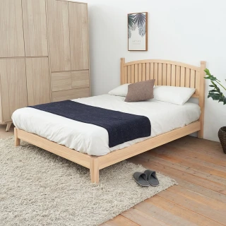 【時尚屋】[VRZ9]丹麥3.5尺實木加大單人床-不含床頭櫃-床墊(免運費 免組裝 臥室系列)
