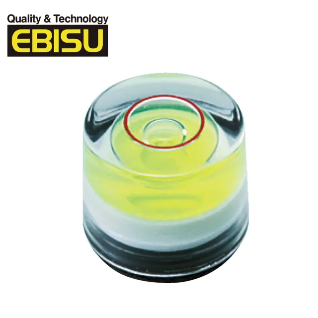 【EBISU】丸型水平氣泡管 -有磁 -12×9.7mm(R12M)