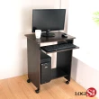 【LOGIS】精巧60x45cm活動電腦桌(事務桌 滑輪桌 移動桌)