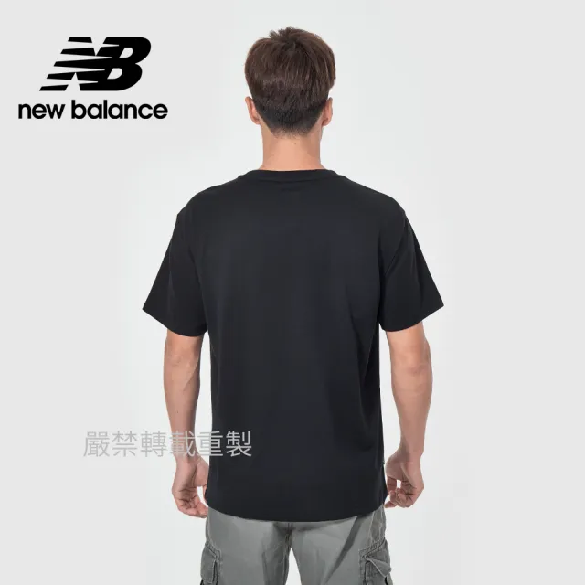 【NEW BALANCE】NB 戶外系列短袖T_男裝_黑色_AMT11585BK(亞版 版型正常)
