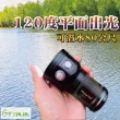 【格琳生活館】專業平面120度出光潛水手電筒(可潛水80公尺)