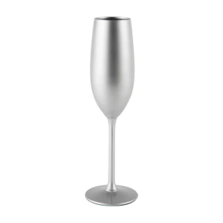【EXCELSA】笛型香檳杯 銀光210ml(調酒杯 雞尾酒杯)