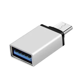 【百寶屋】USB3.1 Type-C 公 轉USB 3.0 母 OTG鋁合金轉接頭(2入組)