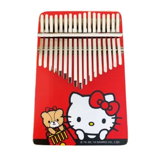 【Hello Kitty】Hello Kitty 卡林巴琴 姆指琴 板式 雙面彩色(正版授權)