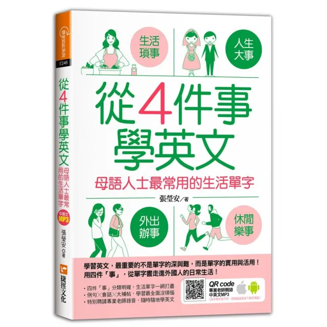 從4件事學英文：母語人士最常用的生活單字 | 拾書所