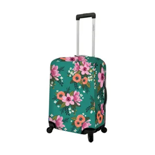 【DQ】20吋行李箱套(花漾綠)