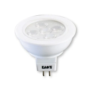 【KAO’S】MR16節能LED5W杯燈10入含驅動白光自然光黃光(KA16-005-10)