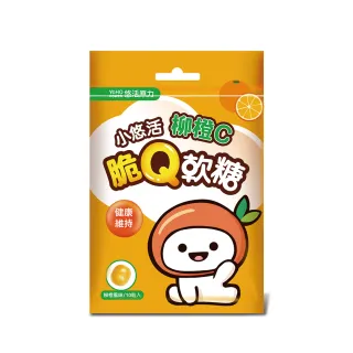 【悠活原力】小悠活 柳橙C脆Q軟糖-柳橙風味X1包(25g/包)