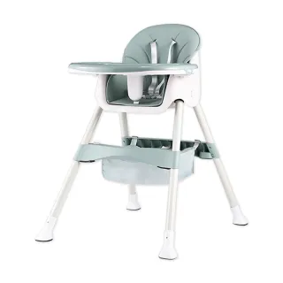 【JoyNa】兒童餐椅 餐桌 可調節多功能可折疊便攜式寶寶餐椅(贈加厚椅墊+托盤墊+收納袋)