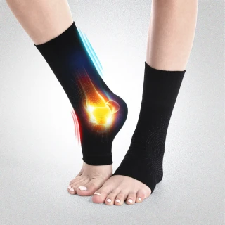 【GIAT】2雙組-石墨烯遠紅外線彈力護踝套(台灣製MIT/男女適用)