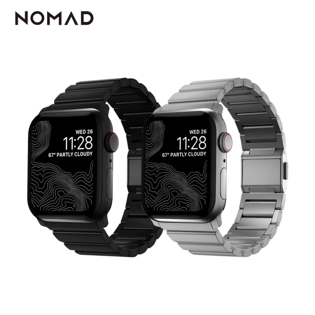 【美國NOMAD】全球限量 Apple Watch 49/46/45/44mm  鈦金屬錶帶2021新款(Apple Watch1-10代&SE&Ultra適用)