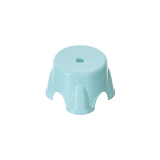 【KEYWAY 聯府】小里歐圓椅-2入 粉/藍(矮凳 塑膠椅 MIT台灣製造)