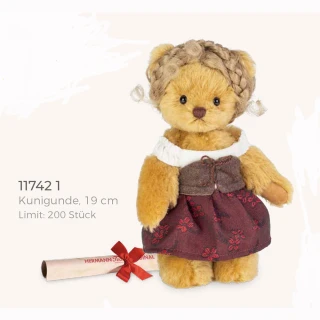 【HERMANN TEDDY】德國赫爾曼泰迪熊限量收藏Kunigunde快樂小公主(泰迪熊藝術收藏品限量版玩具)