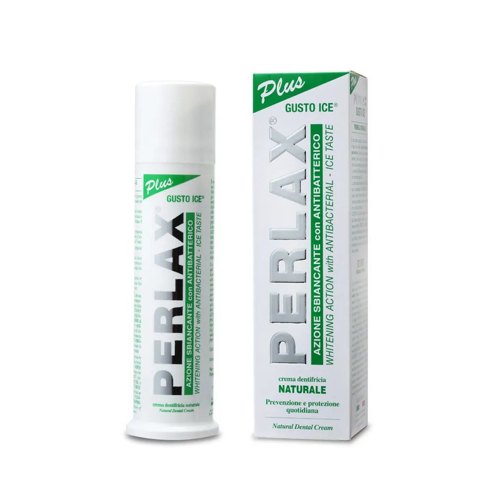 【PERLAX】白麗氏 義大利頂級天然冰河牙膏 100ml(潔白抗菌 強效版)