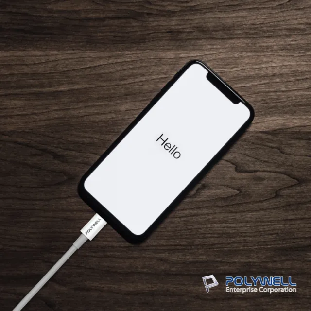 【POLYWELL】Type-C To Lightning 3A PD快充傳輸線 1M(支援最新蘋果iPhone iPad 18W/20W快充協議)