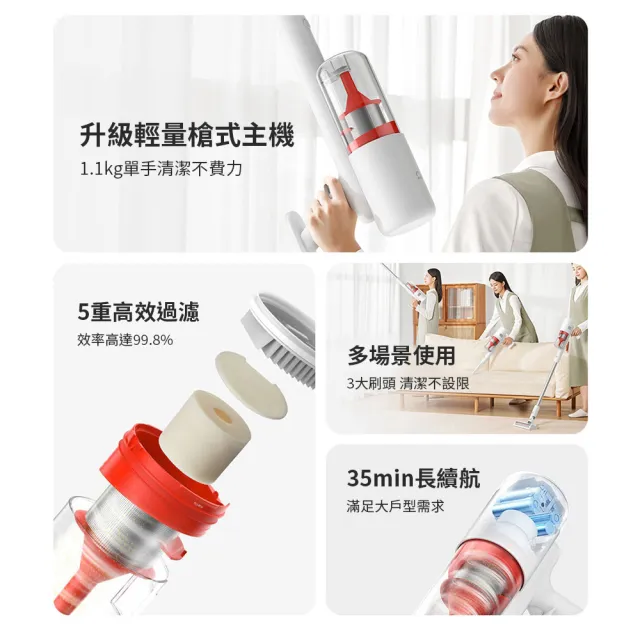 【小米】無線吸塵器 輕量版2 Lite(新款上市)