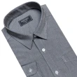 【MURANO】SLIM FIT 長袖襯衫-千鳥格紋(台灣製、現貨、俢身、格紋)
