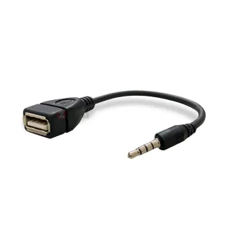 【ZIYA】USB2.0-A母 轉 3.5mm公 14cm OTG轉接線(輕巧款)