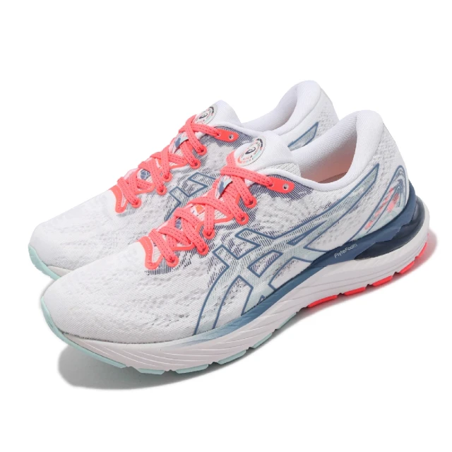 asics 亞瑟士 慢跑鞋 GEL-Cumulus 23 運動 女鞋 亞瑟士 緩衝型 支撐 緩震 亞瑟膠 白 灰(1012B159960)