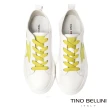 【TINO BELLINI 貝里尼】繽紛鞋帶星芒真皮厚底休閒鞋LB0T0006(黃)