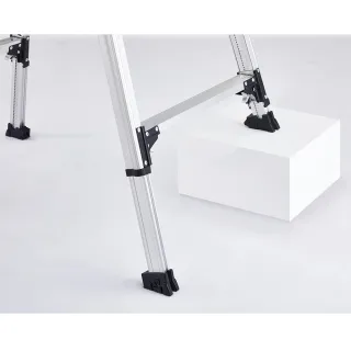 【Hasegawa 長谷川】專用腳立輕量系列–四腳可伸縮設計鋁梯作業台踏台梯子(RZS-18)
