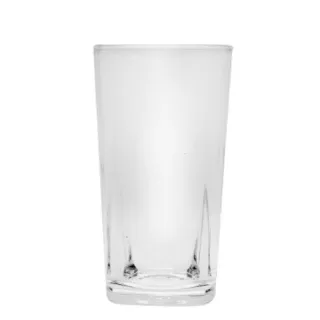 【泰國LUCKYGLASS】玻璃方形果汁杯295cc(二入組)