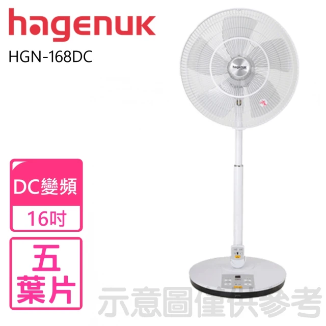 HAGENUK哈根諾克 16吋DC直流馬達電風扇(HGN-168DC)