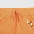 【GAP】男幼童裝 印花抽繩束口褲 碳素軟磨法式圈織系列-橙色(700529)