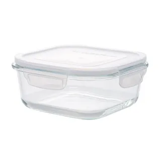 【NITORI 宜得利家居】耐熱玻璃保存容器 780ml 正方形(玻璃保存容器)