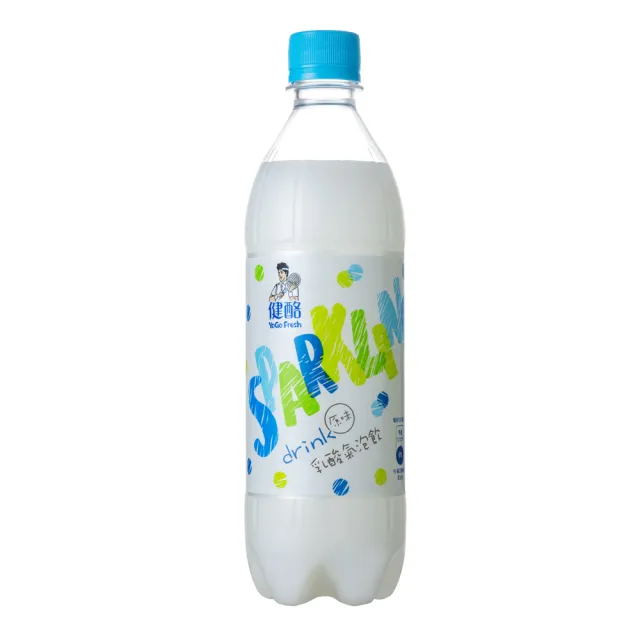 【金車/伯朗】健酪乳酸氣泡飲料580mlx24入/箱(TQF微笑標章)