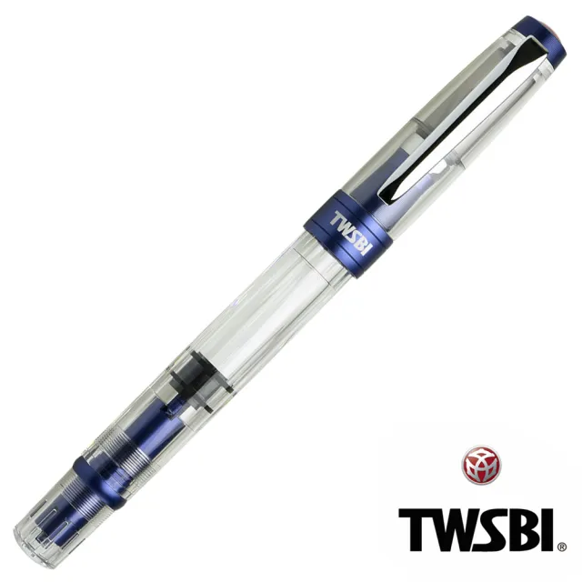 【臺灣 TWSBI 三文堂】鑽石580AL R 海軍藍 活塞鋼筆(陽極處理)