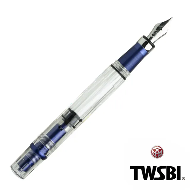 【臺灣 TWSBI 三文堂】鑽石580AL R 海軍藍 活塞鋼筆(陽極處理)