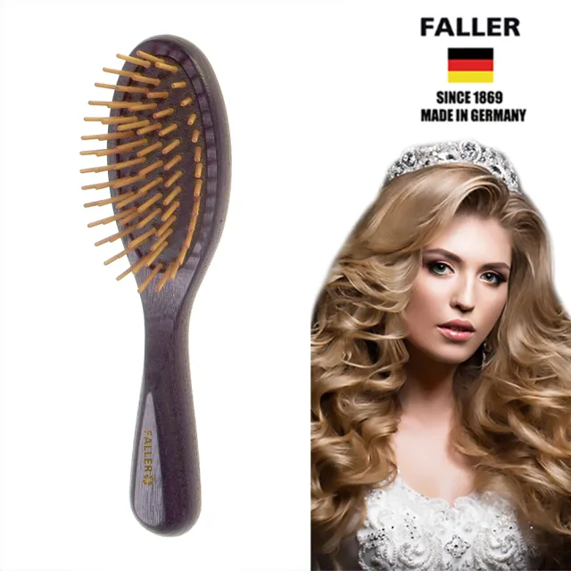 【FALLER 芙樂】德國製FSC梣木氣墊木齒梳防靜電柔順直髮(氣墊梳/梳頭按摩美容/雙11)
