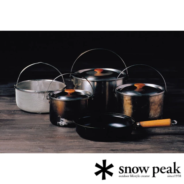 【Snow Peak】SP不鏽鋼鍋具組 L五件組 CS-021R
