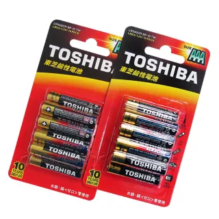 【TOSHIBA 東芝】持久型鹼性電池 AAA 4號-20顆入