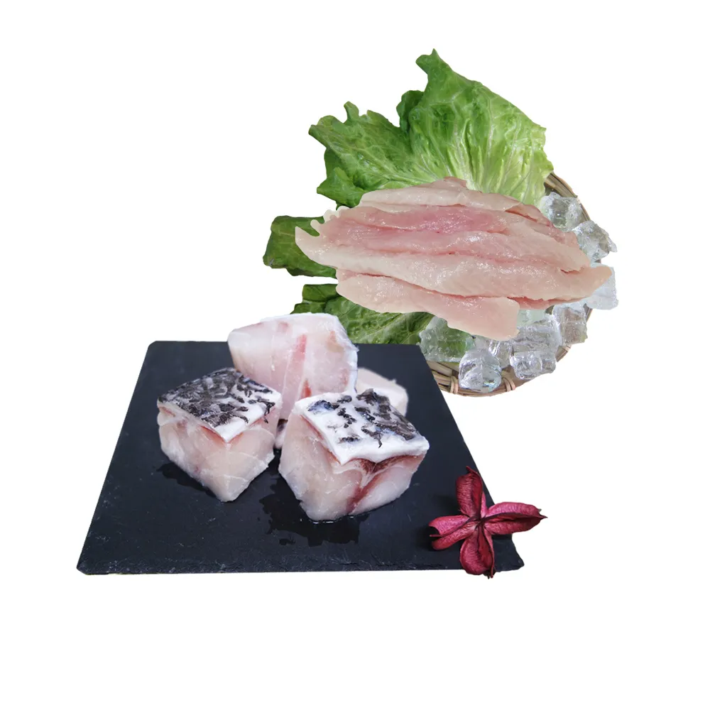 【賣魚的家】鮮嫩龍膽石斑魚塊+虱目魚柳條 套組 5包組(1500G±5%/組)