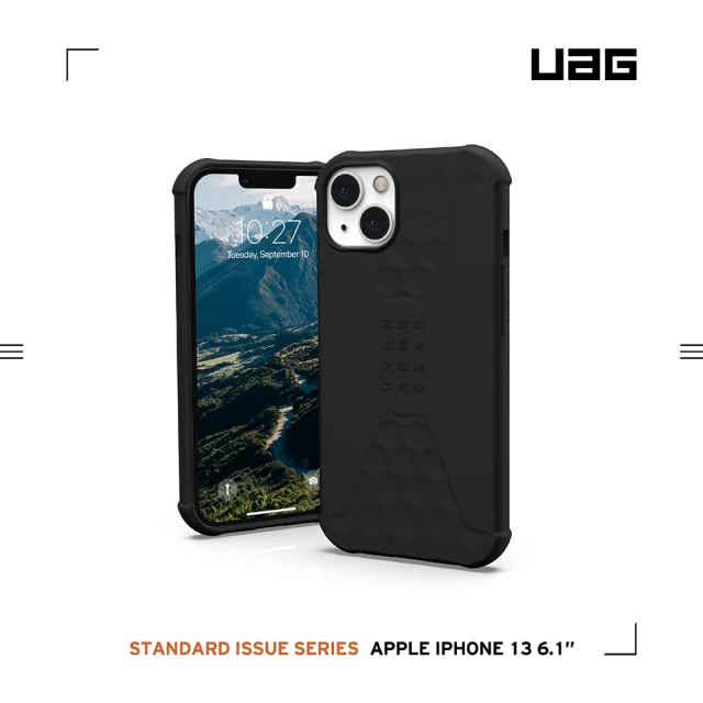 【UAG】iPhone 13 耐衝擊輕薄矽膠保護殼-黑(UAG)